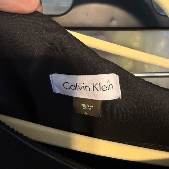 Calvin Klein One Shoulder Black Women's Dress - Picture 4 of 4